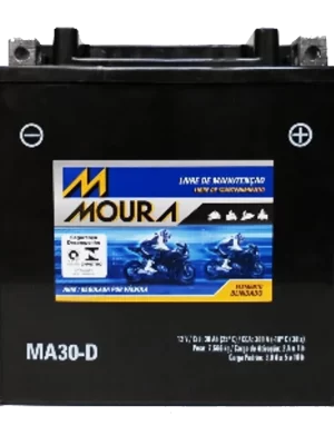 Bateria Moura Moto MA30D REF. Yuasa (YIX30L-BS)