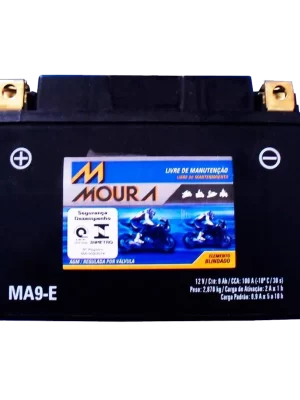 Bateria Moura Moto MA9E REF. Yuasa