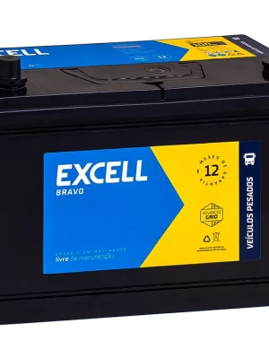 Bateria Excell Free 80Ah 12v EXF80TCE