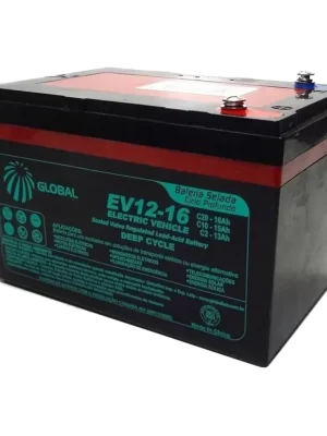 4 Bateria Seladas Global Ciclo Profundo EV 12V 16AH2