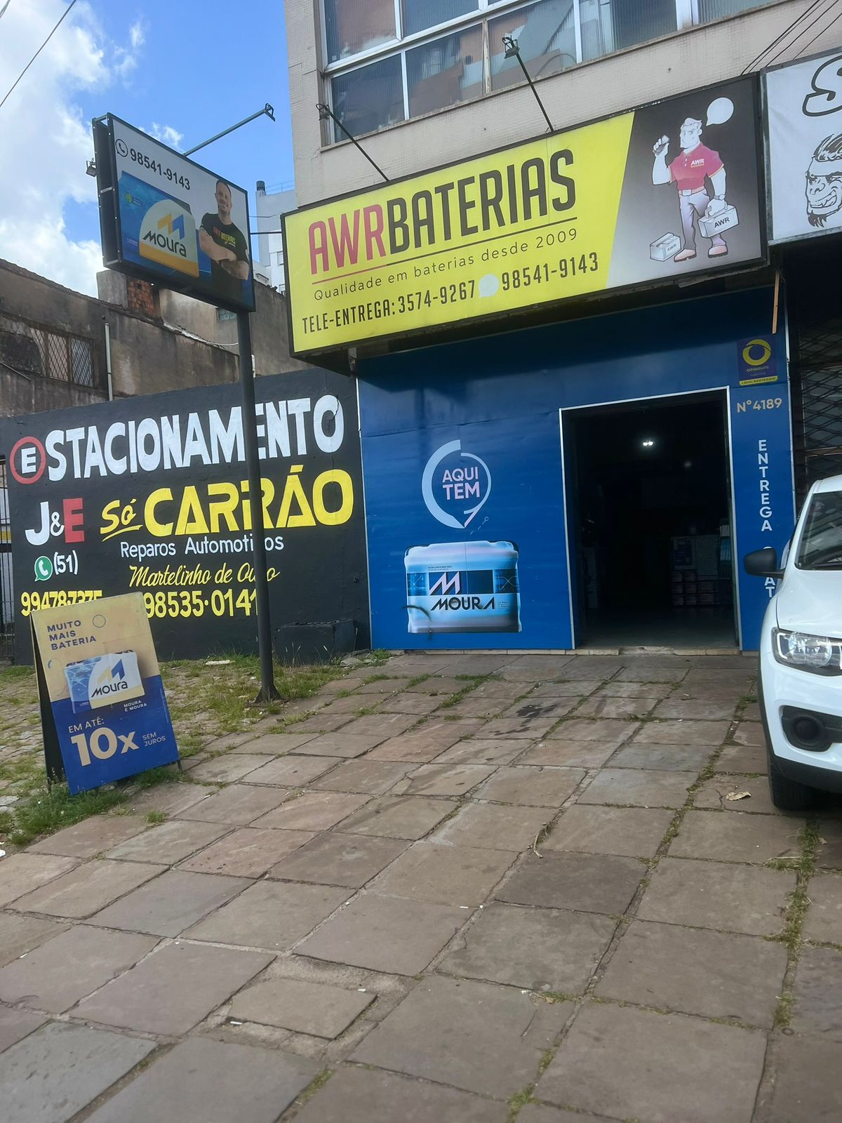 Instalação de bateria