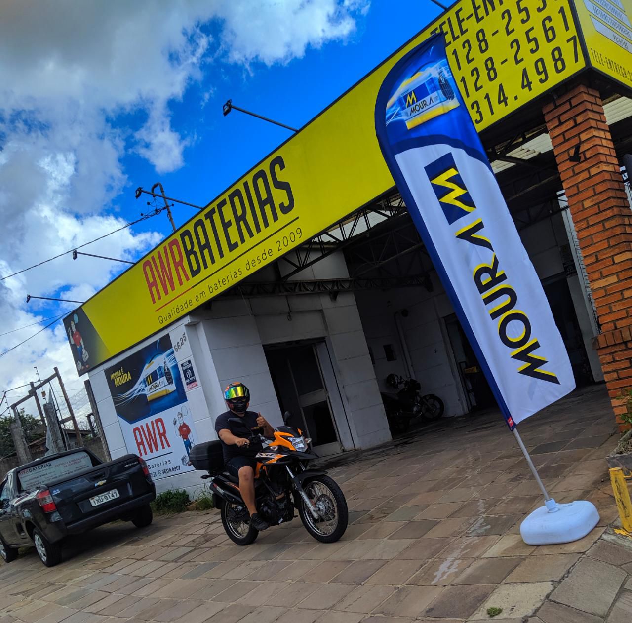 Instalação de bateria