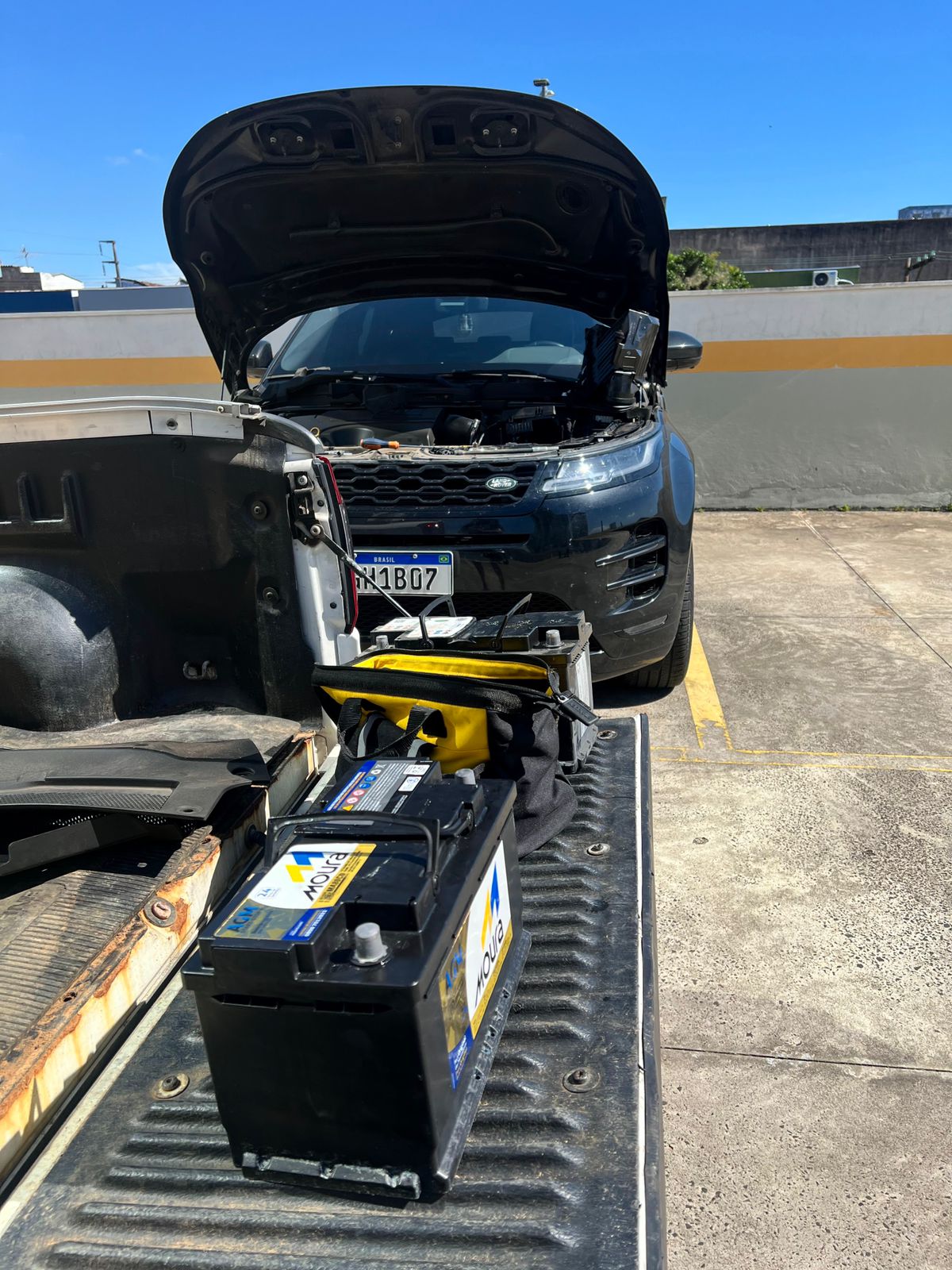Instalação de bateria