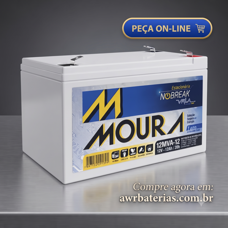 Bateria Moura 12v 9ah 12MVA9 Vrla / Agm
