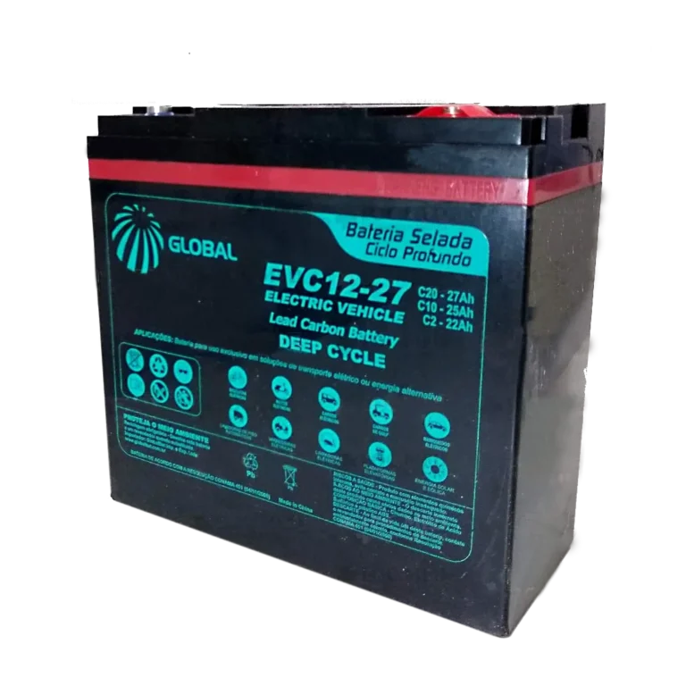 4 Baterias Global Ciclo Profundo EV12-27