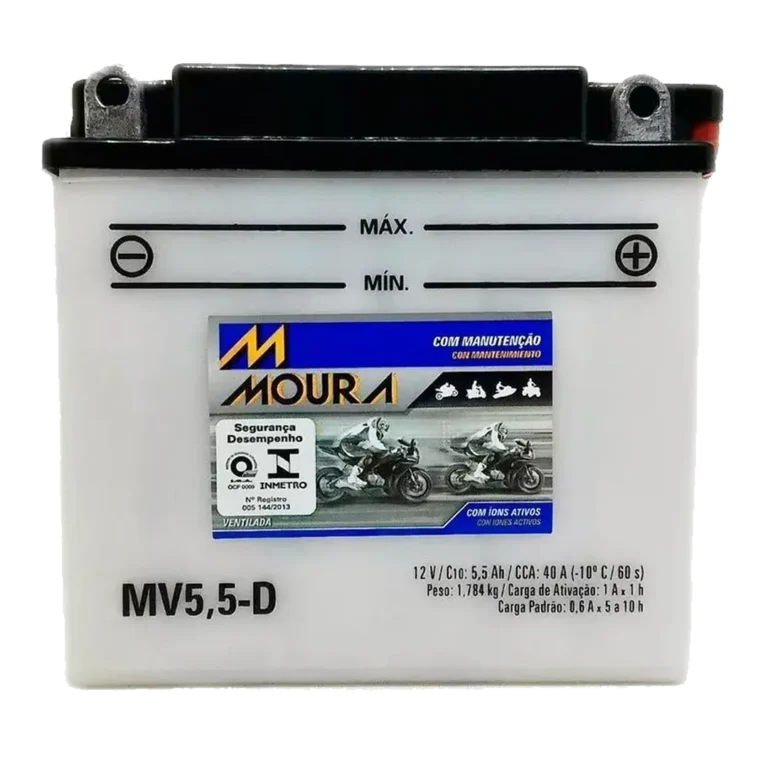Bateria Moura Moto MV5,5 D Ref. Yuasa