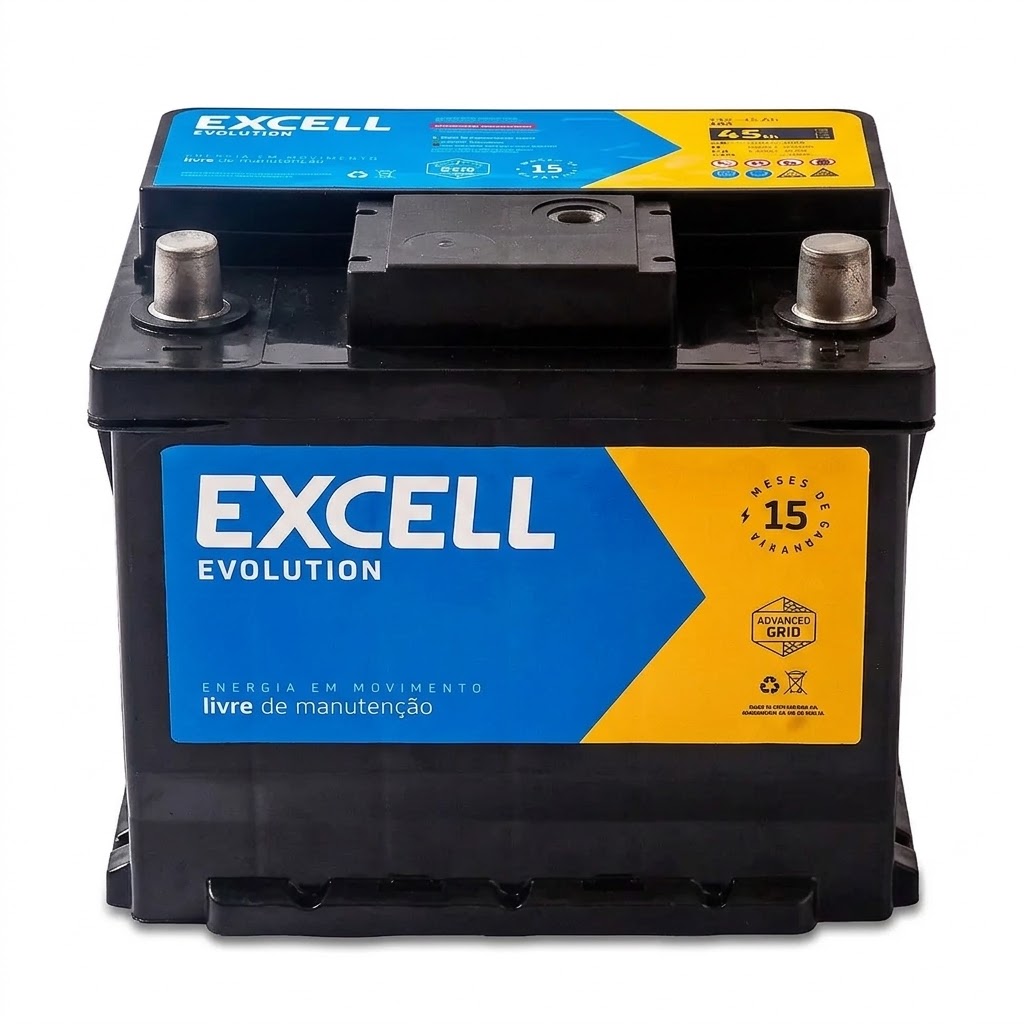 Bateria Excell Free 45Ah EXF45BD